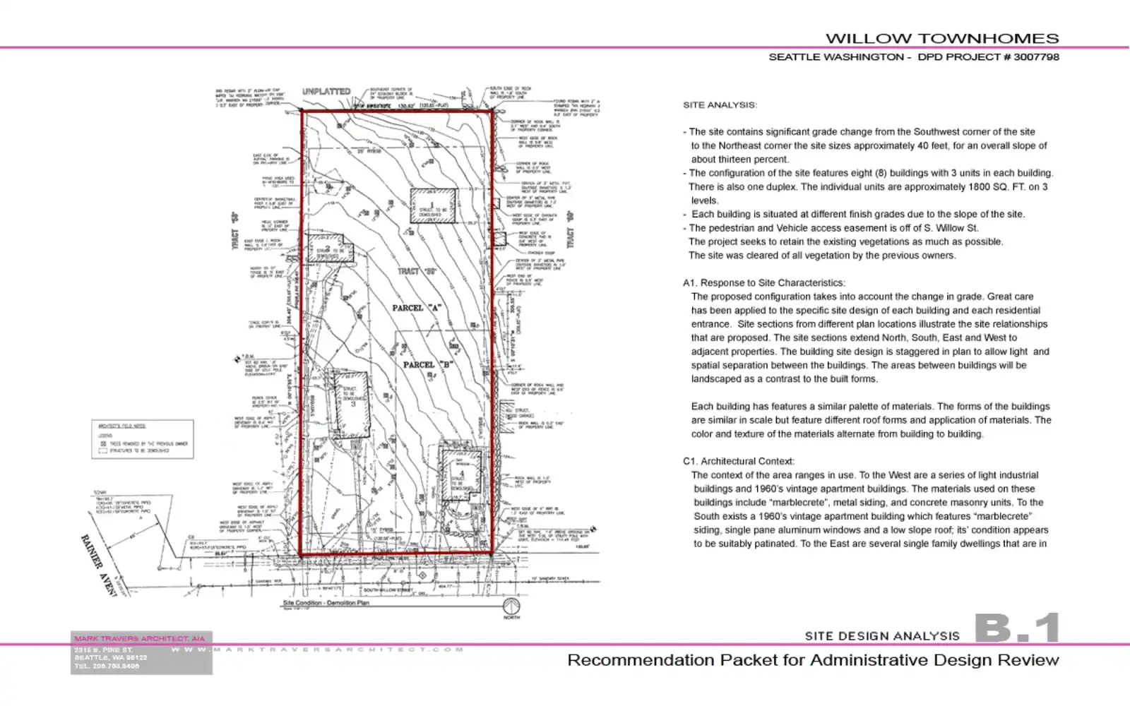 Site plan for 4922 S Willow St