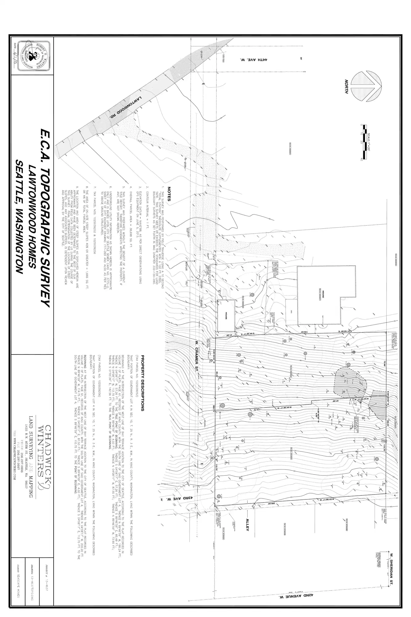 Site plan for 4308 W Cramer St