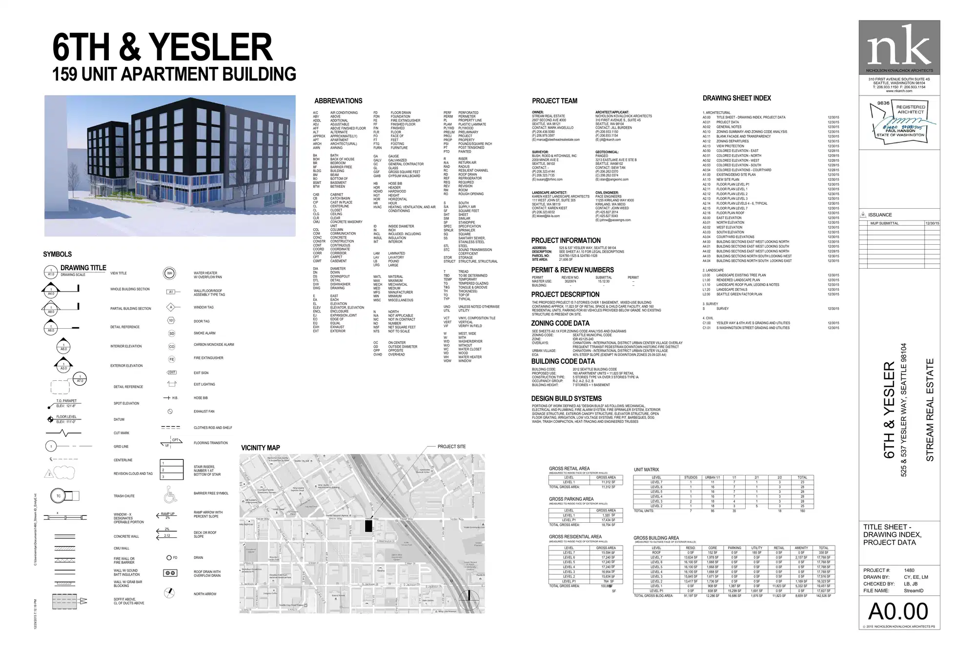 Site plan for 101 6th Ave S