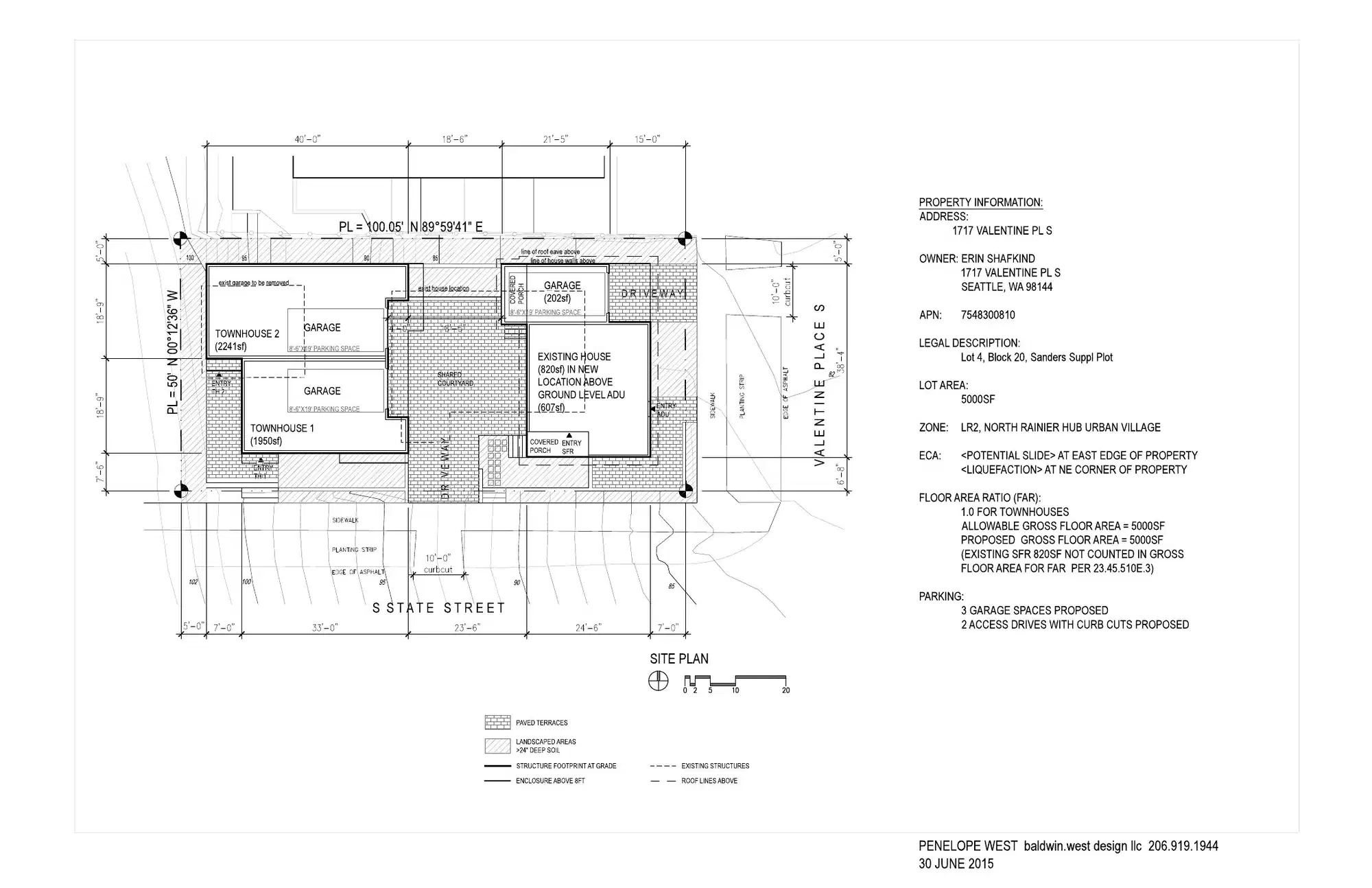 Site plan for 1920 S State St