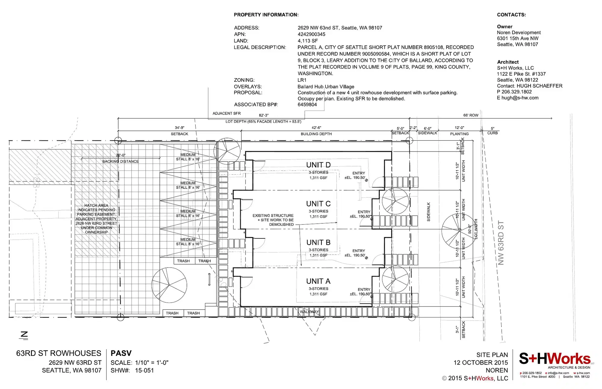Site plan for 2629 NW 63rd St