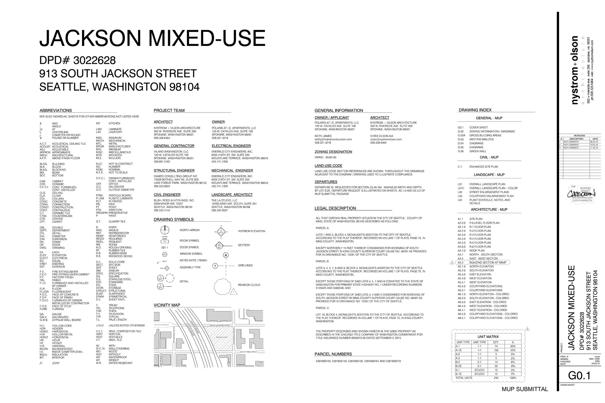 Site plan for 913 S Jackson St