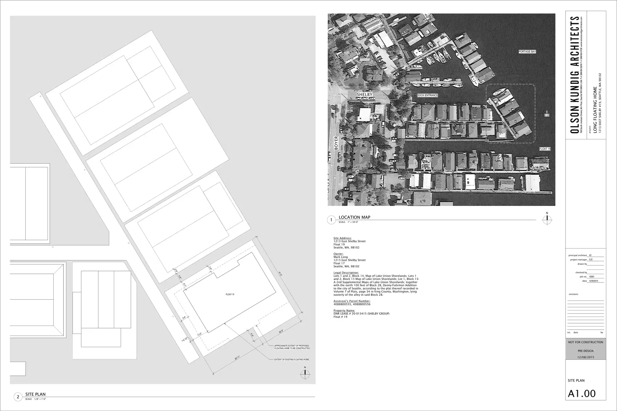 Site plan for 1213 E Shelby St