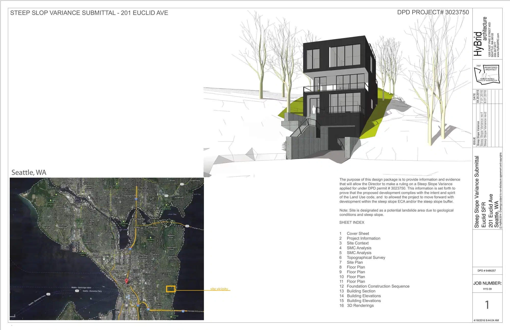Site plan for 201 Euclid Ave