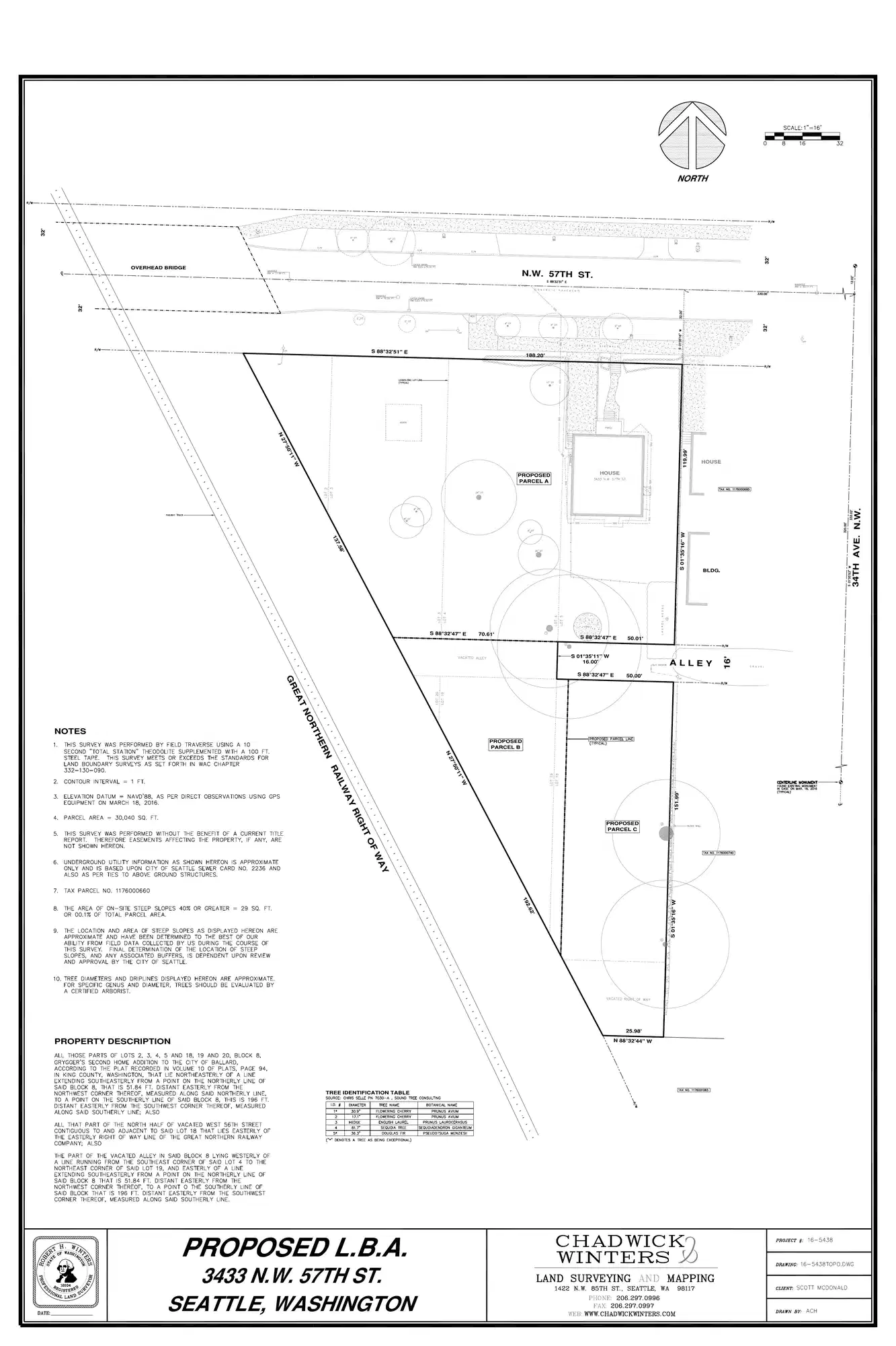 Site plan for 3435 C NW 57th St
