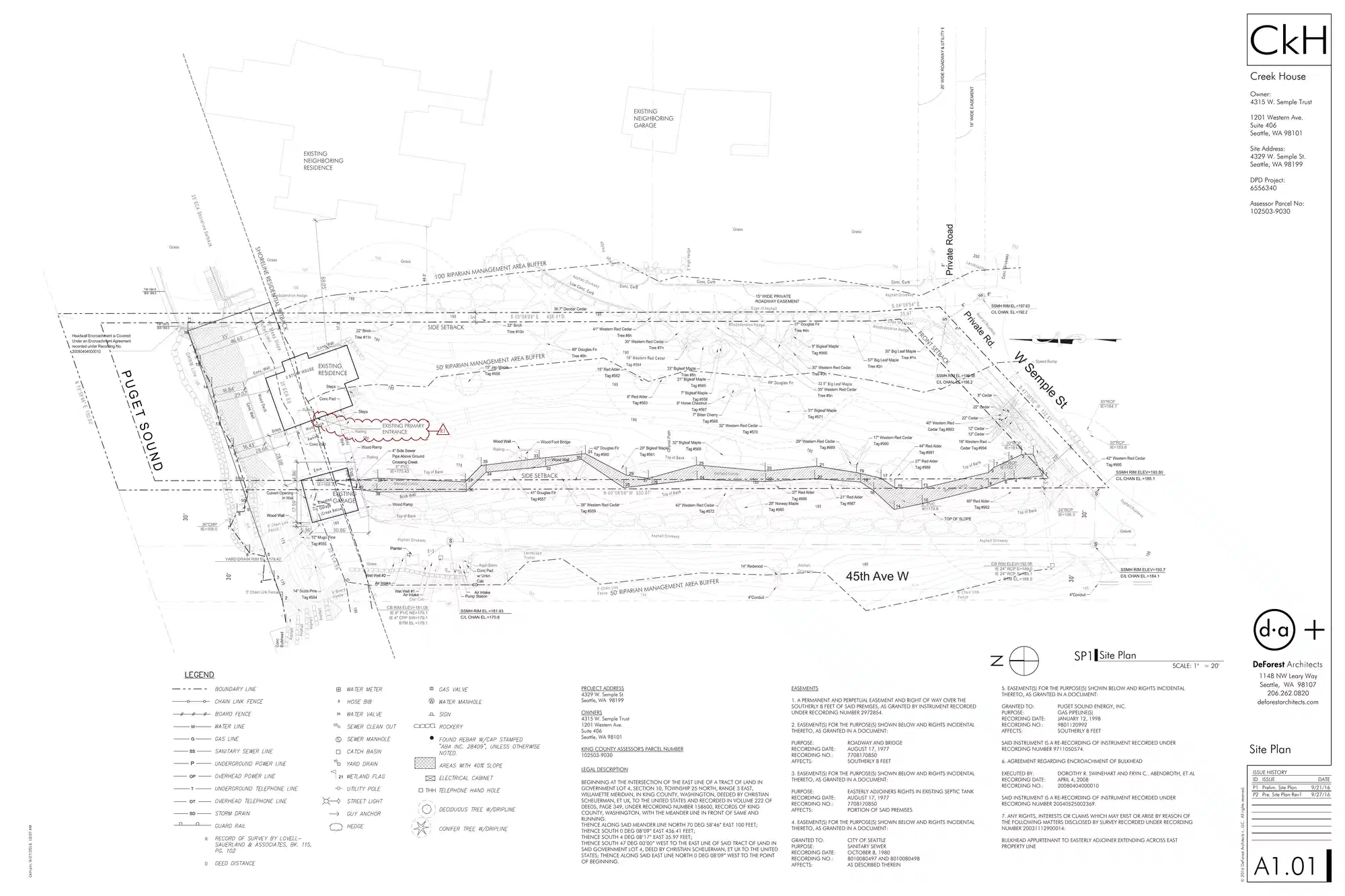 Site plan for 4329 W Semple St