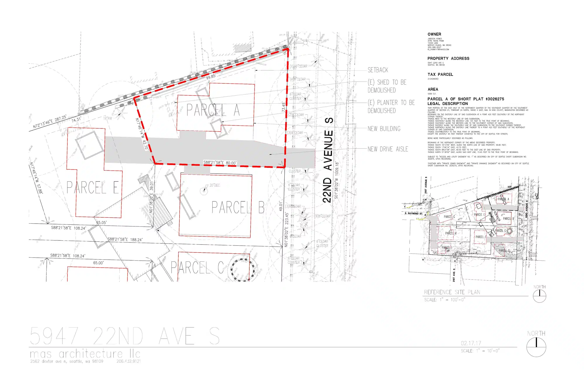 Site plan for 5947 22nd Ave S