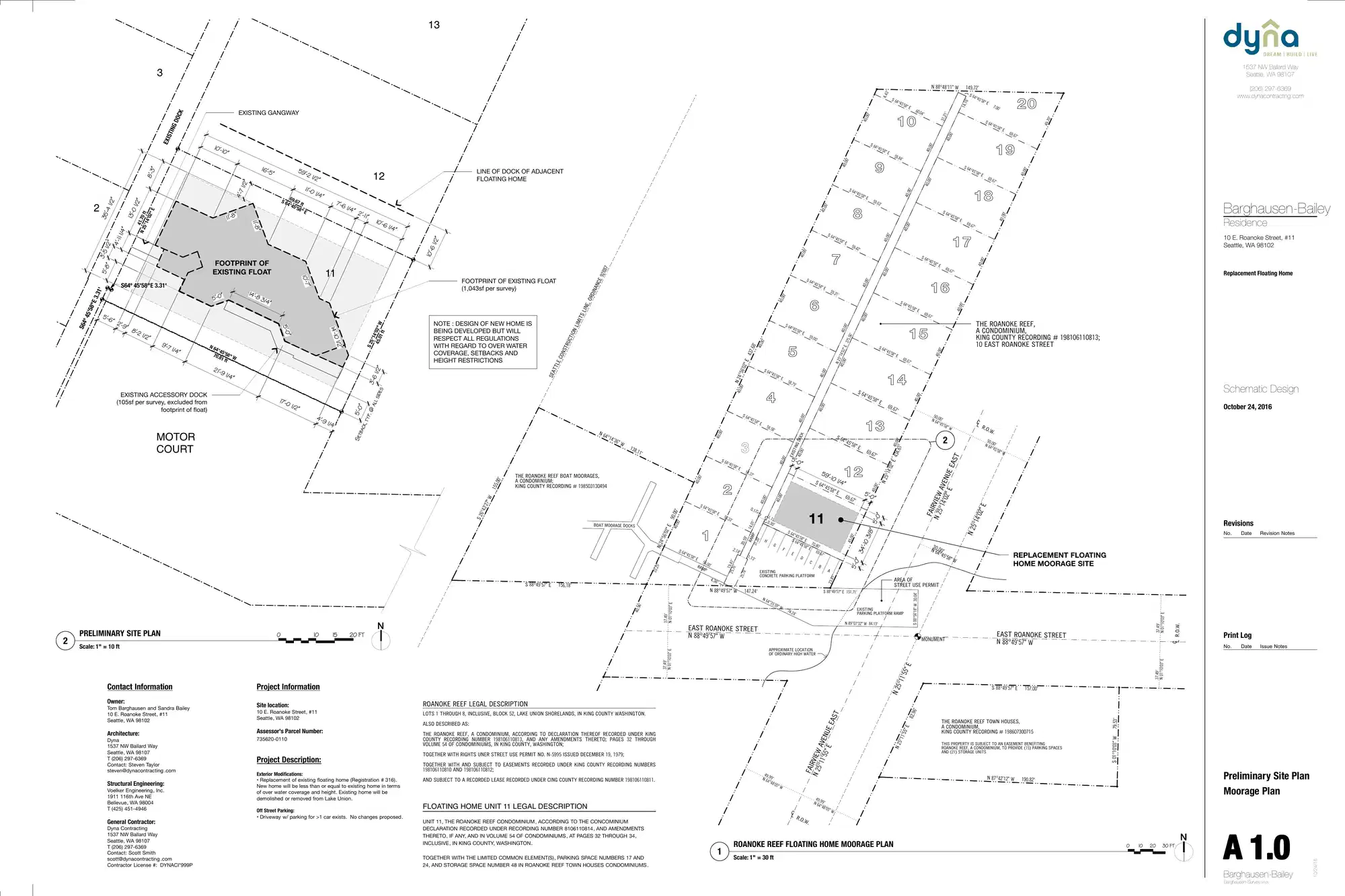 Site plan for 10 E Roanoke St