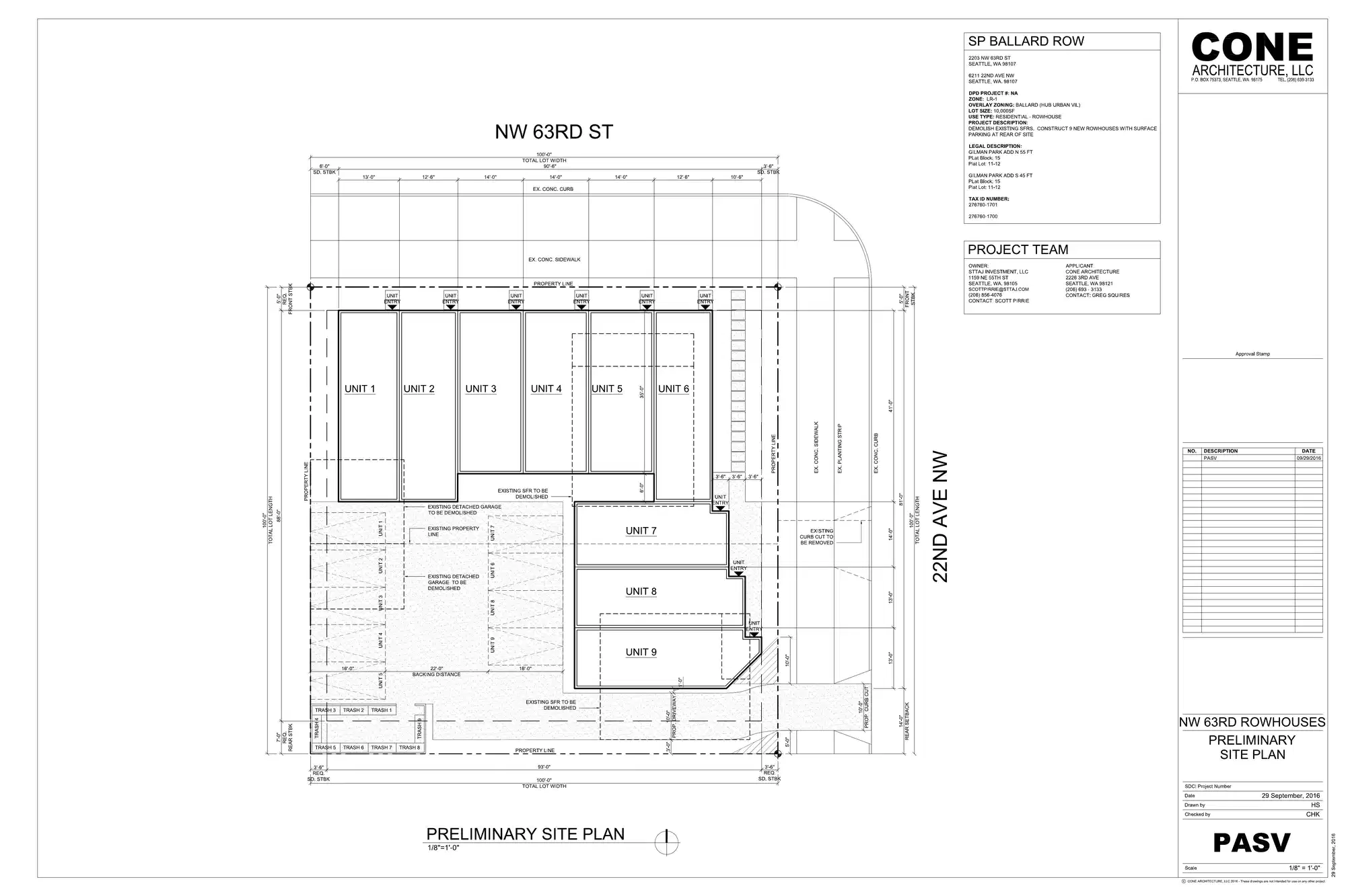 Site plan for 2203 NW 63rd St