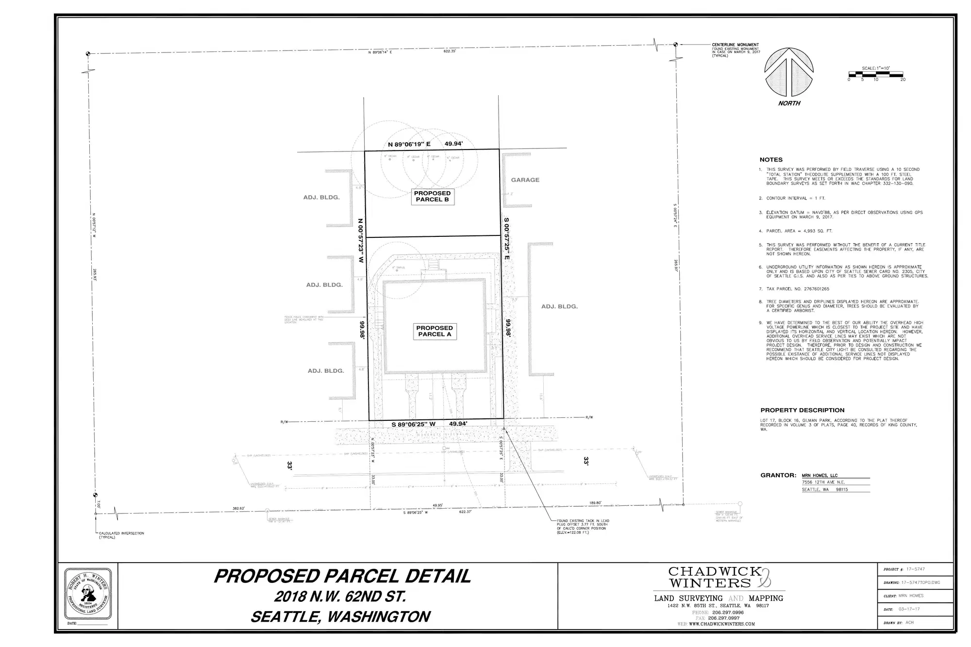 Site plan for 2018 NW 62nd St