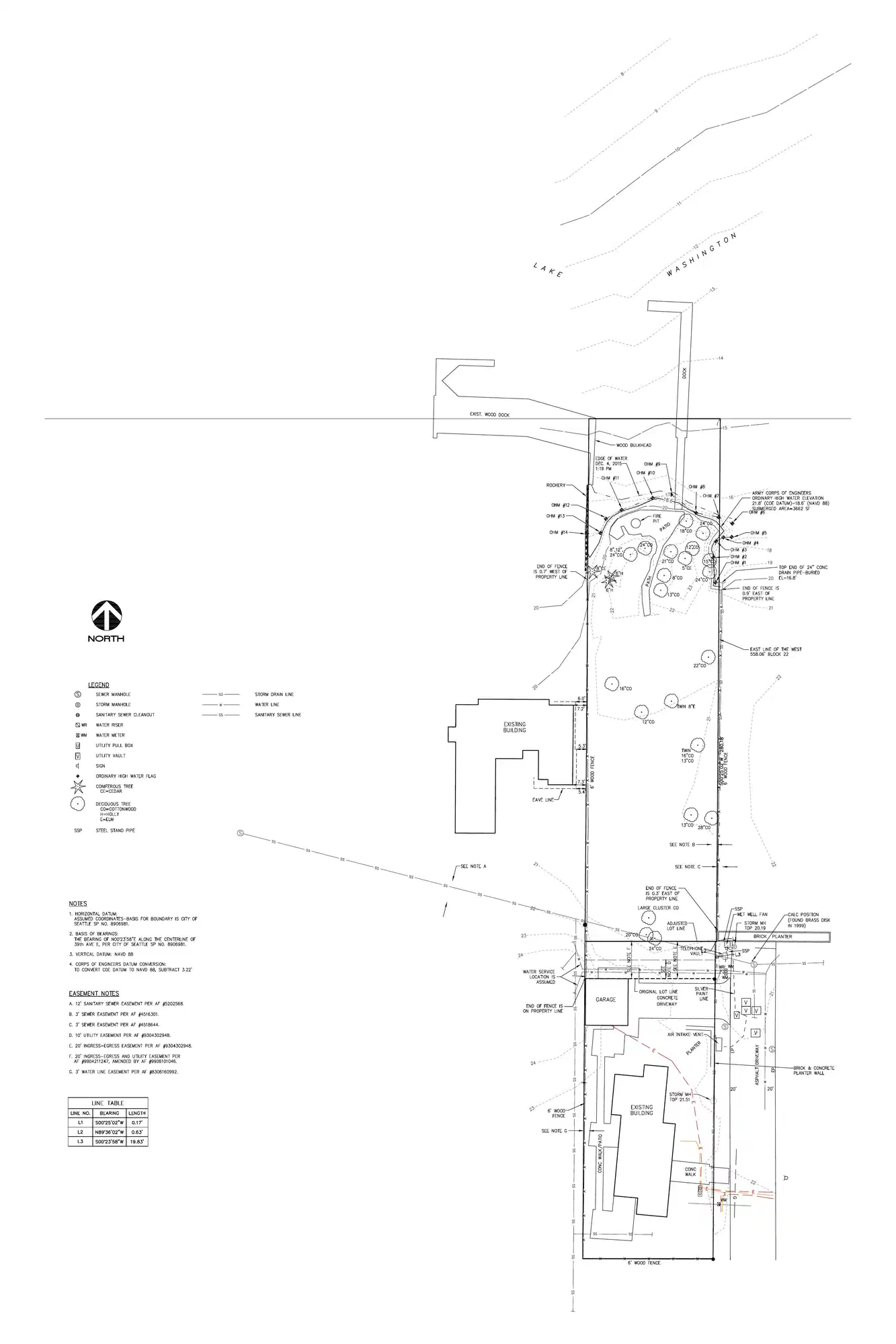 Site plan for 2539 39th Ave E