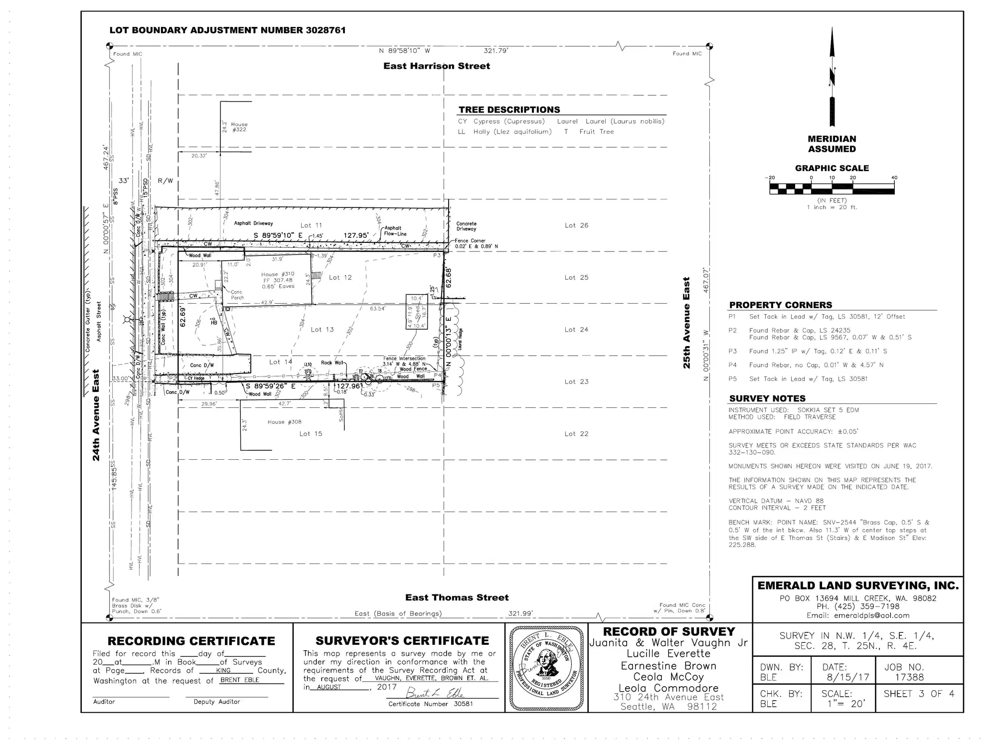 Site plan for 310 24th Ave E