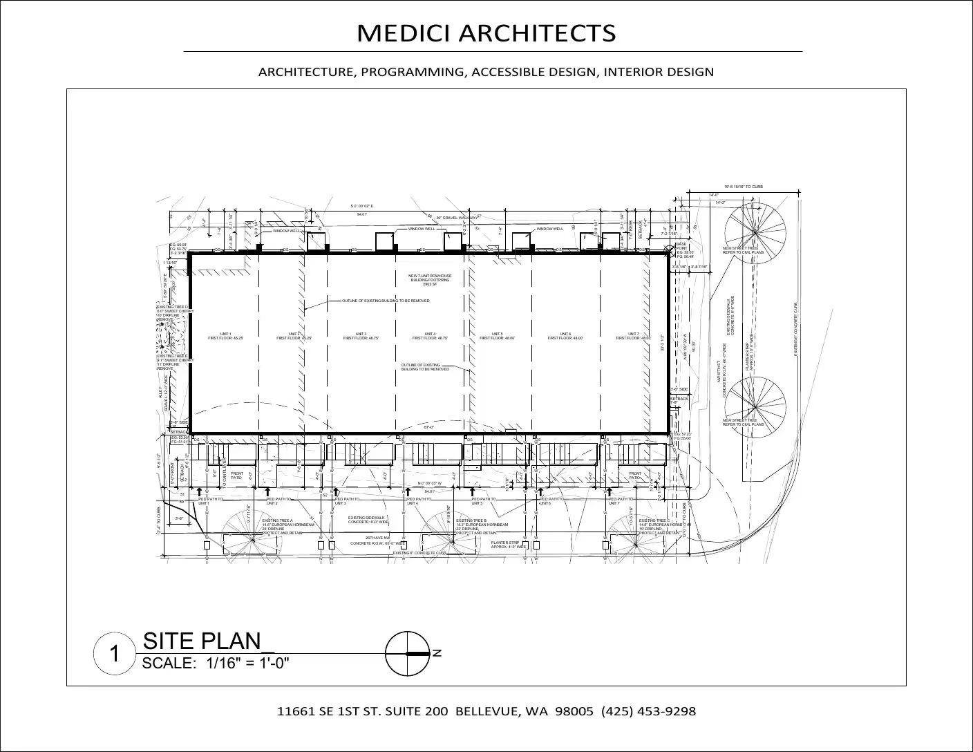 Site plan for 5615 26th Ave NW