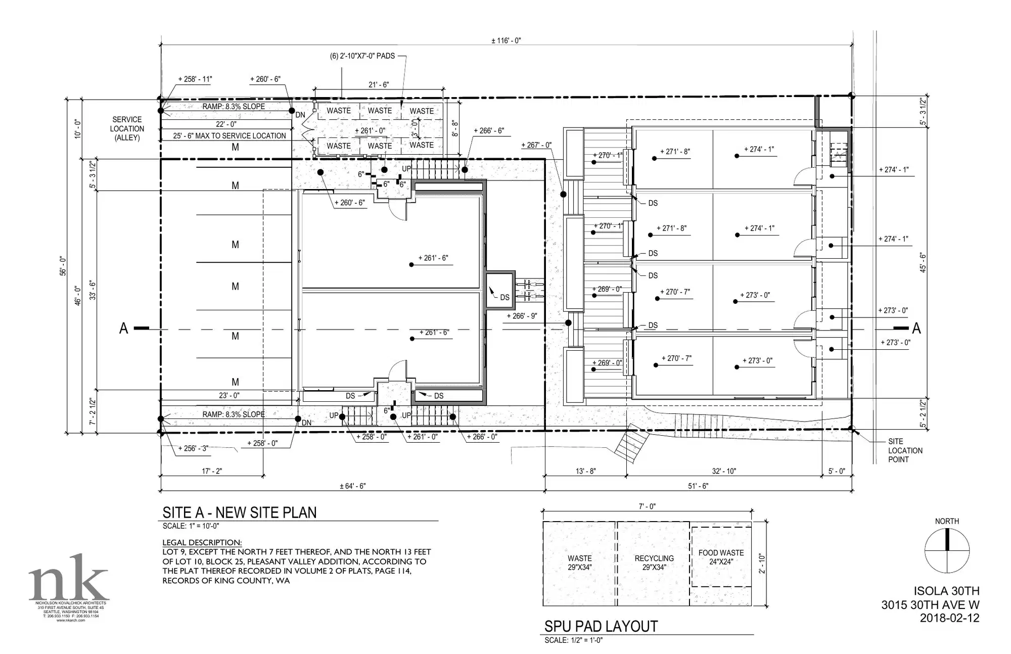 Site plan for 3015 30th Ave W