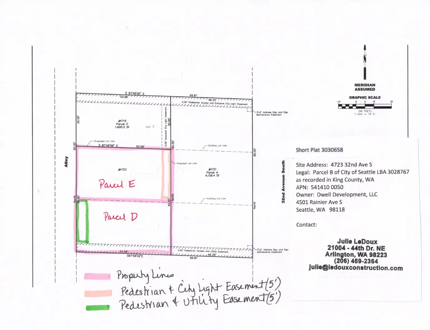 Site plan for 4723 32nd Ave S