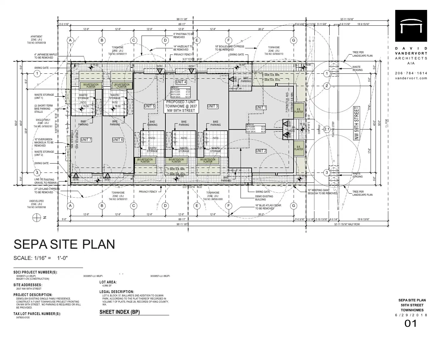 Site plan for 2637 NW 59th St