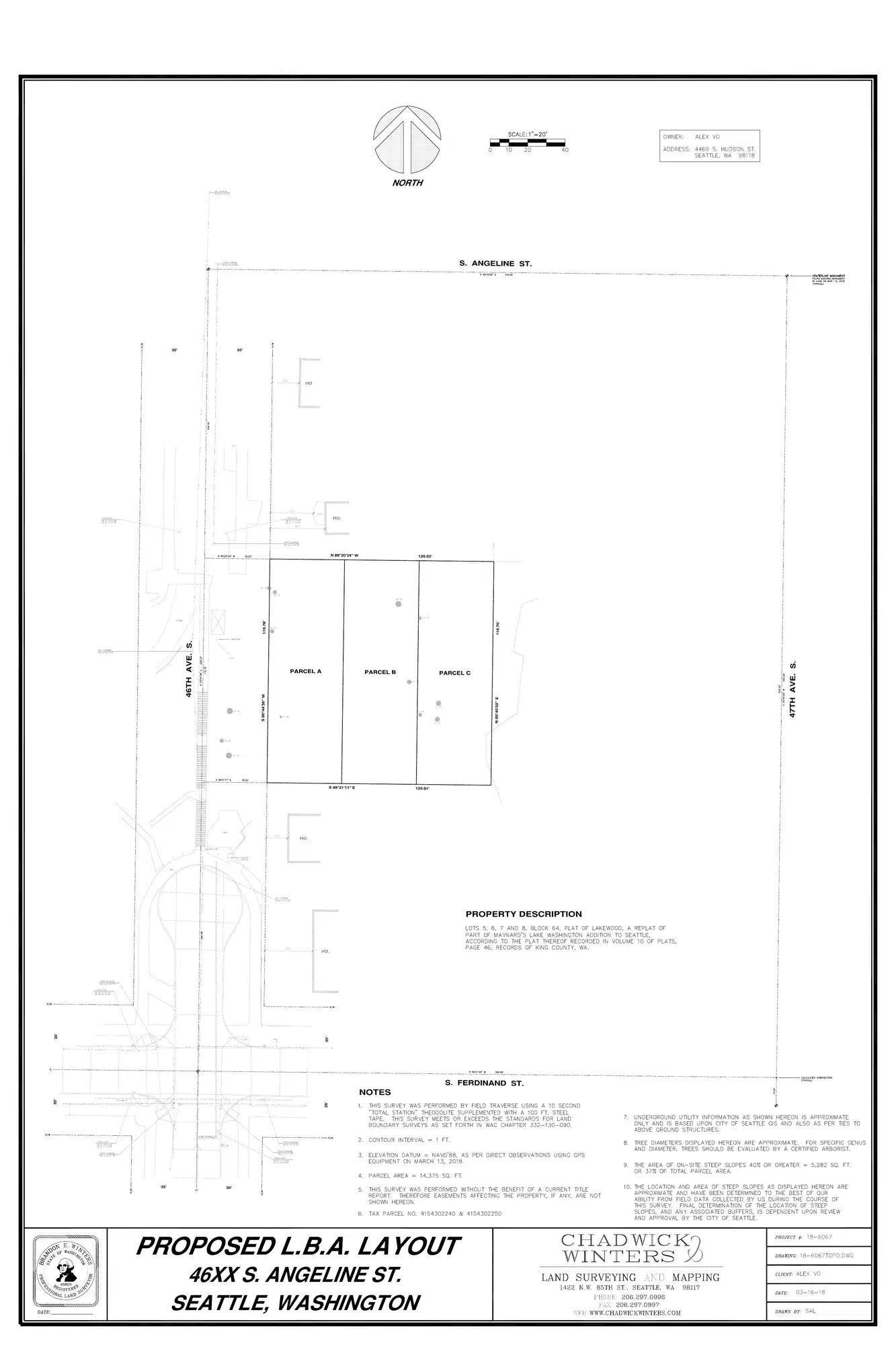 Site plan for 4816 46th Ave S