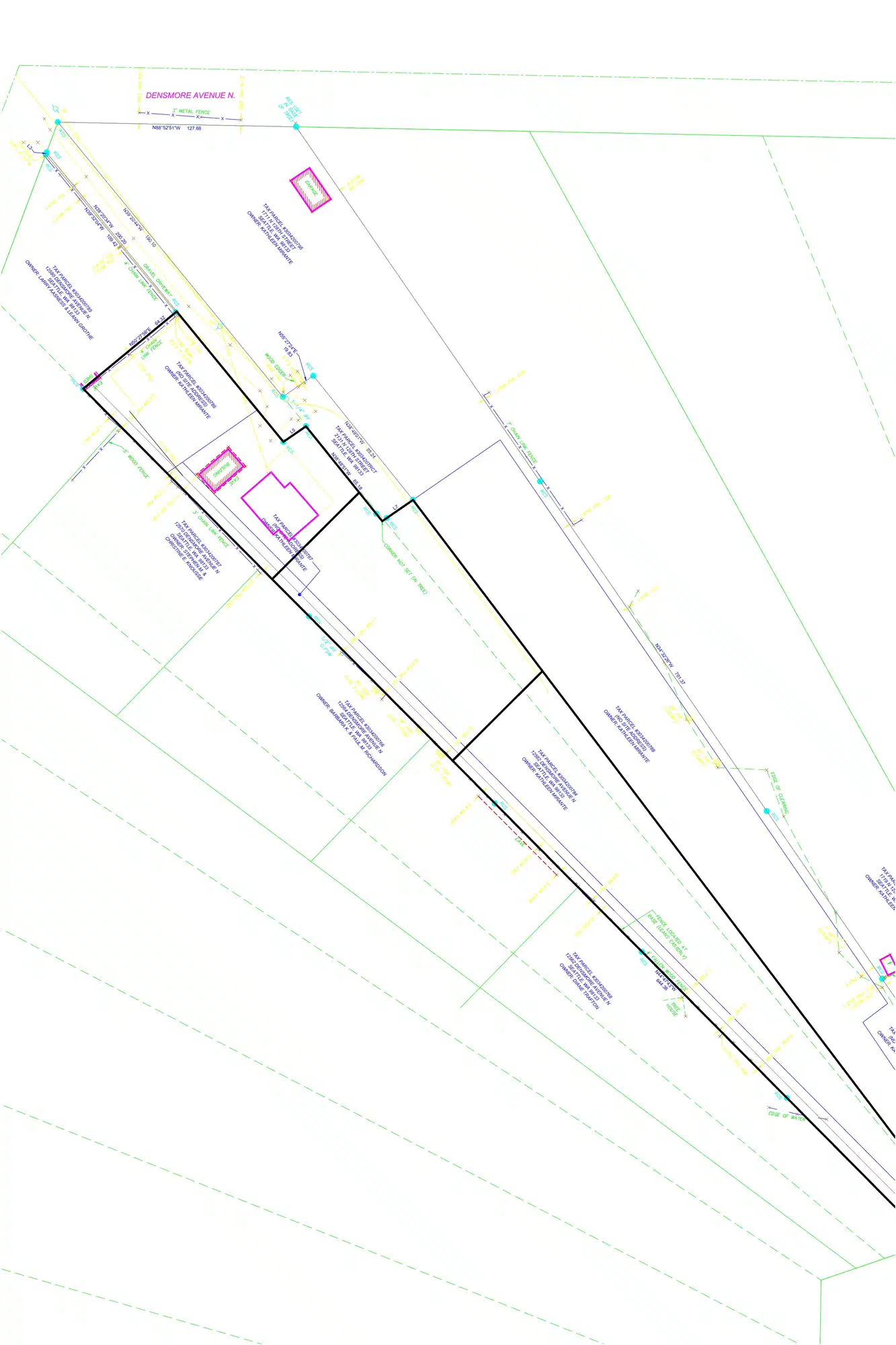 Site plan for 12582 Densmore Ave N