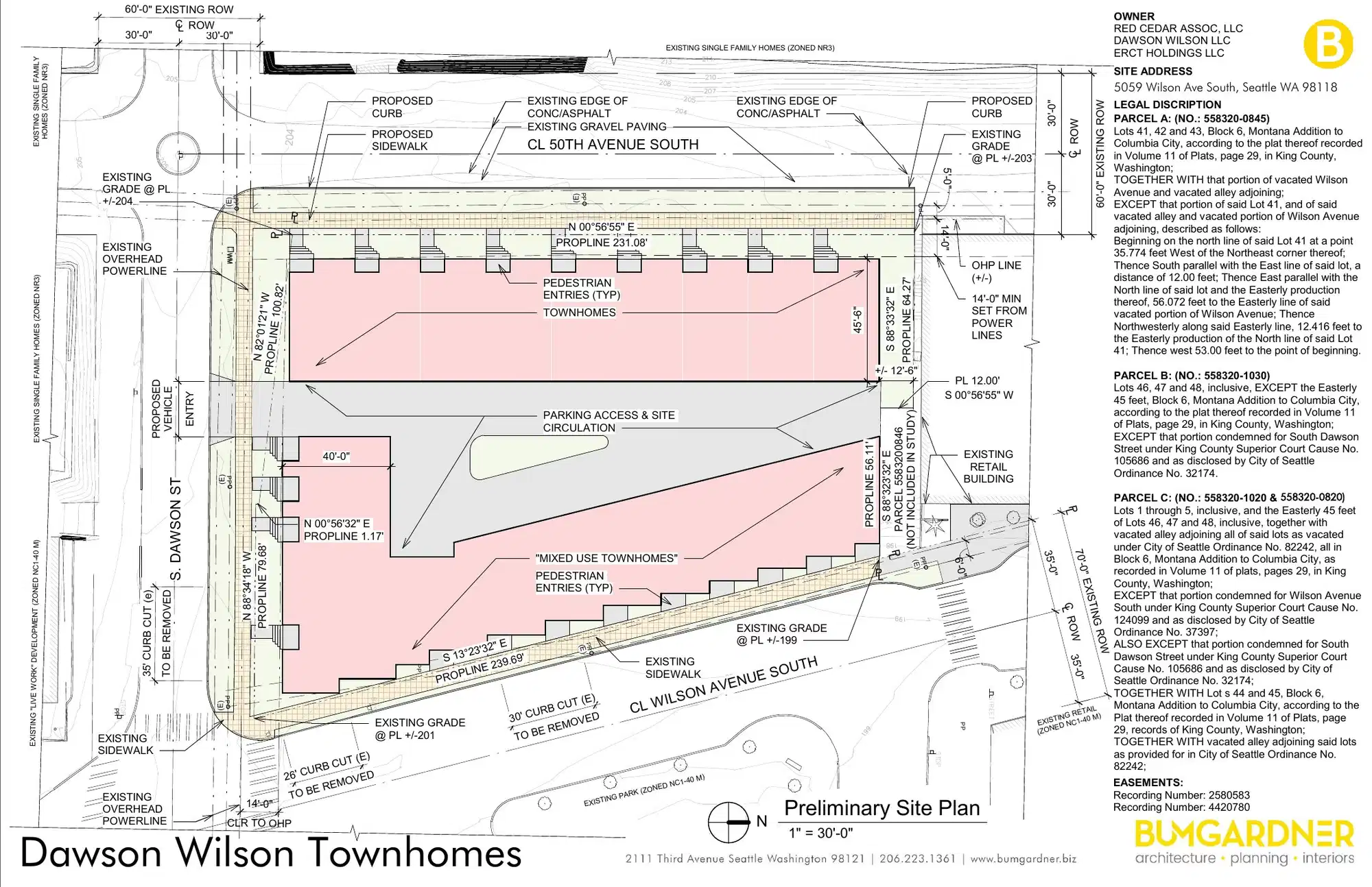 Site plan for 5056 50th Ave S