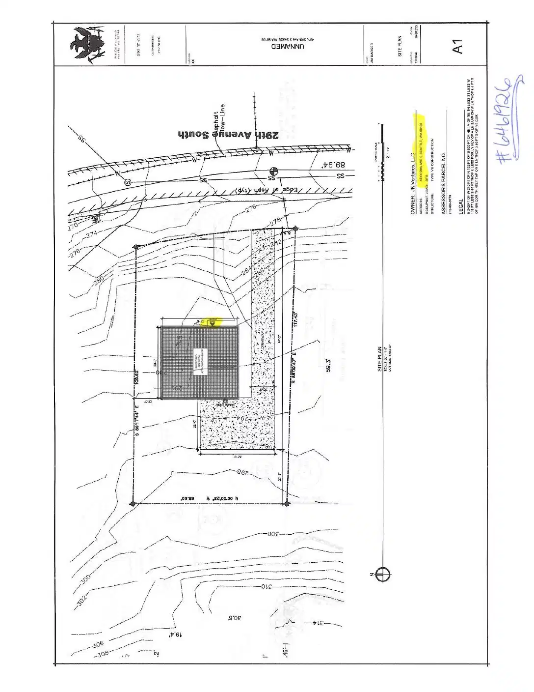 Site plan for 4801 29th Ave S