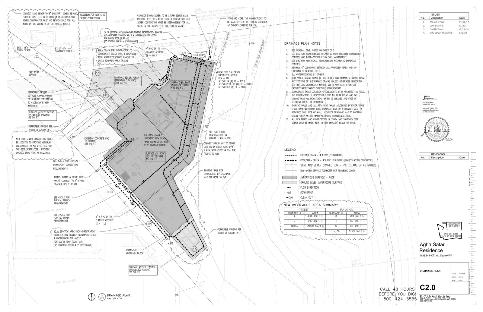 Site plan for 1585 34th Ct W