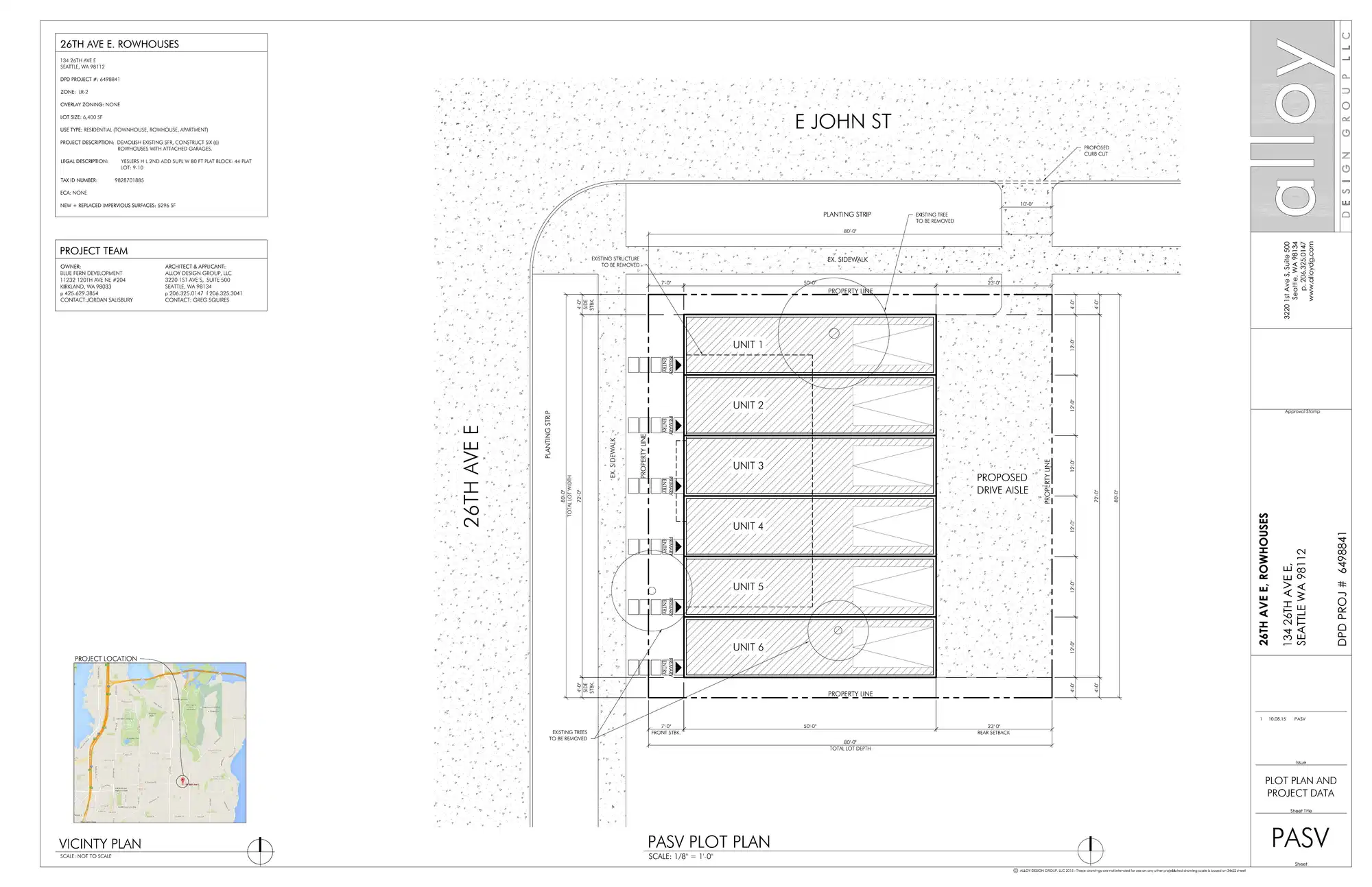 Site plan for 134 26th Ave E