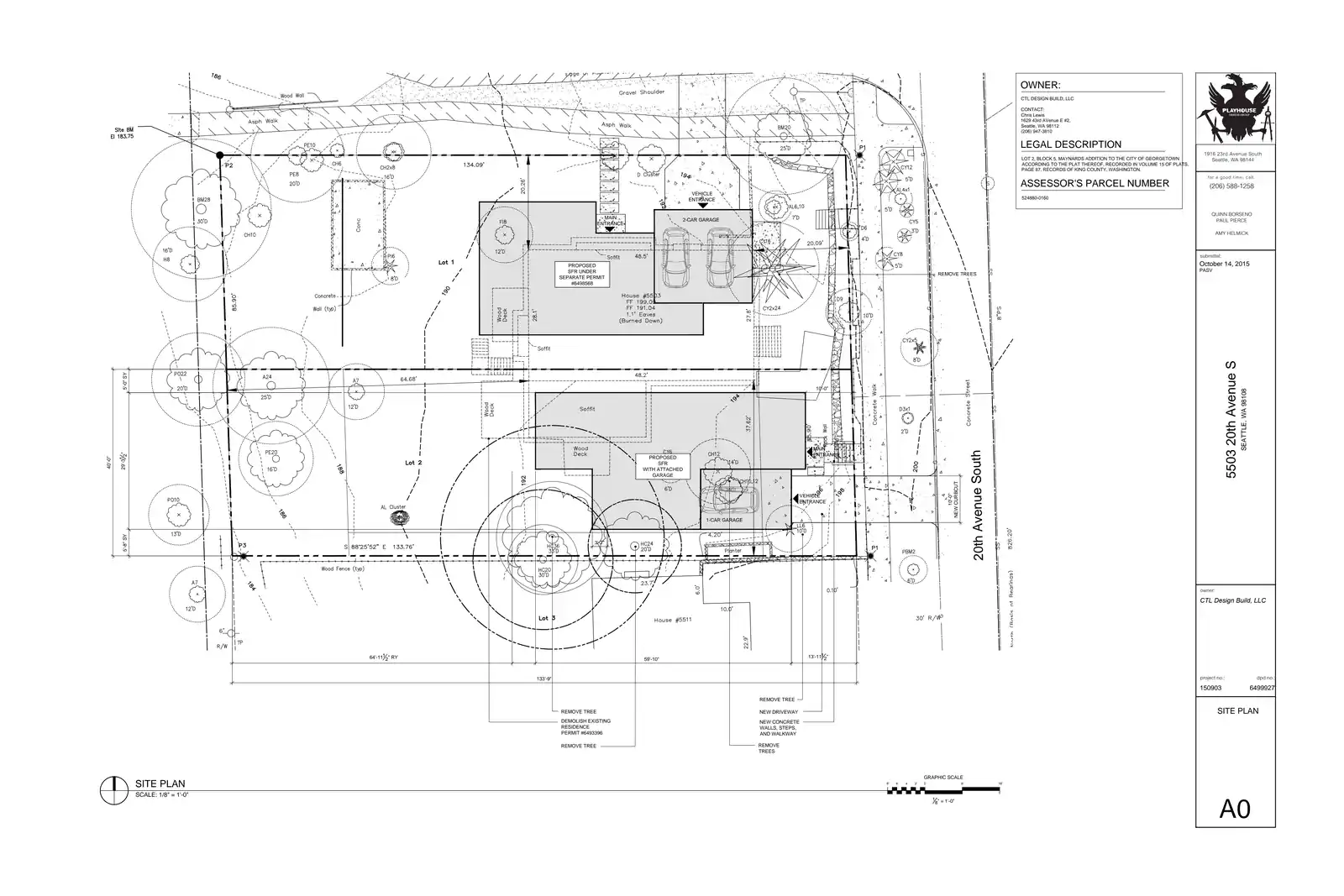 Site plan for 5507 20th Ave S