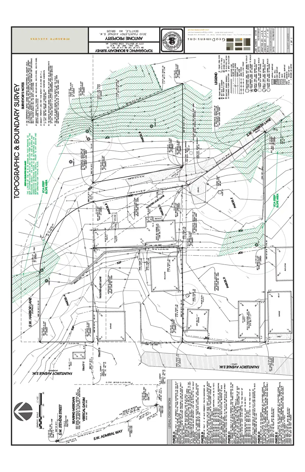 Site plan for 3005 SW Harbor Ln