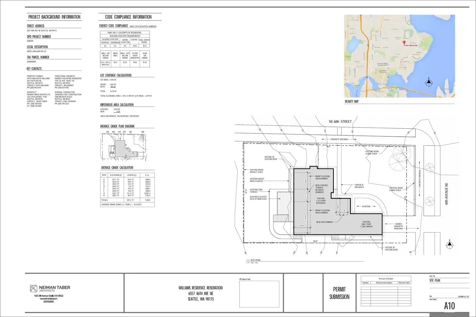 Site plan for 6557 48th Ave NE