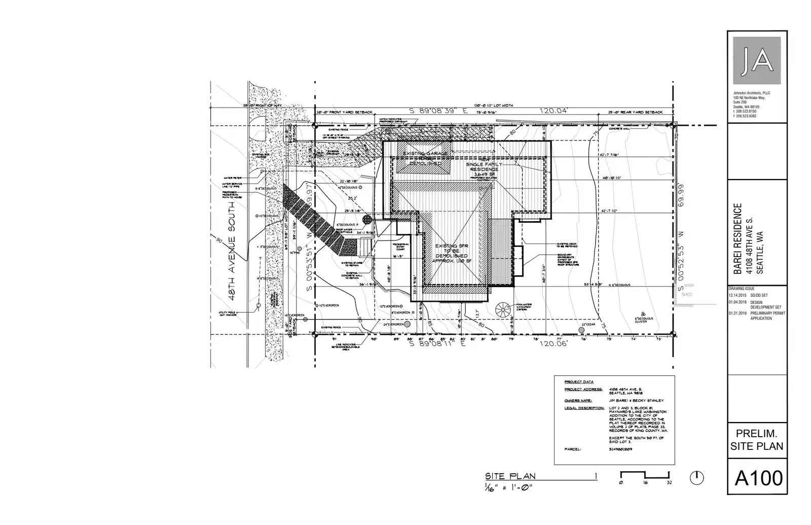 Site plan for 4108 48th Ave S