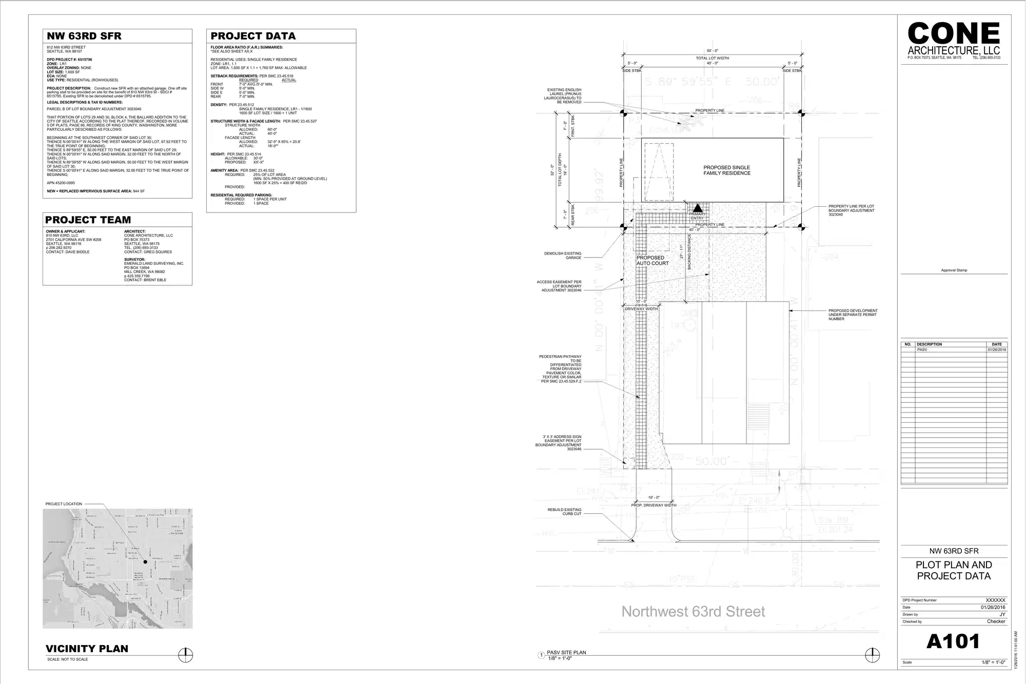 Site plan for 812 NW 63rd St