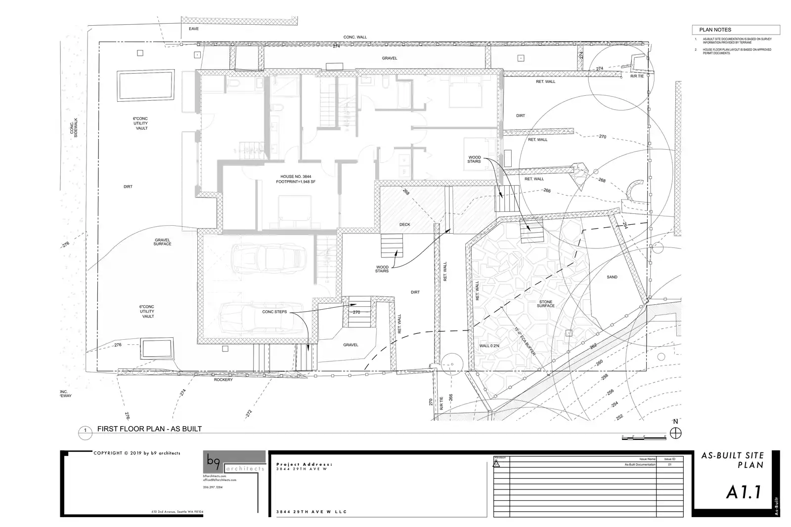 Site plan for 3844 29th Ave W