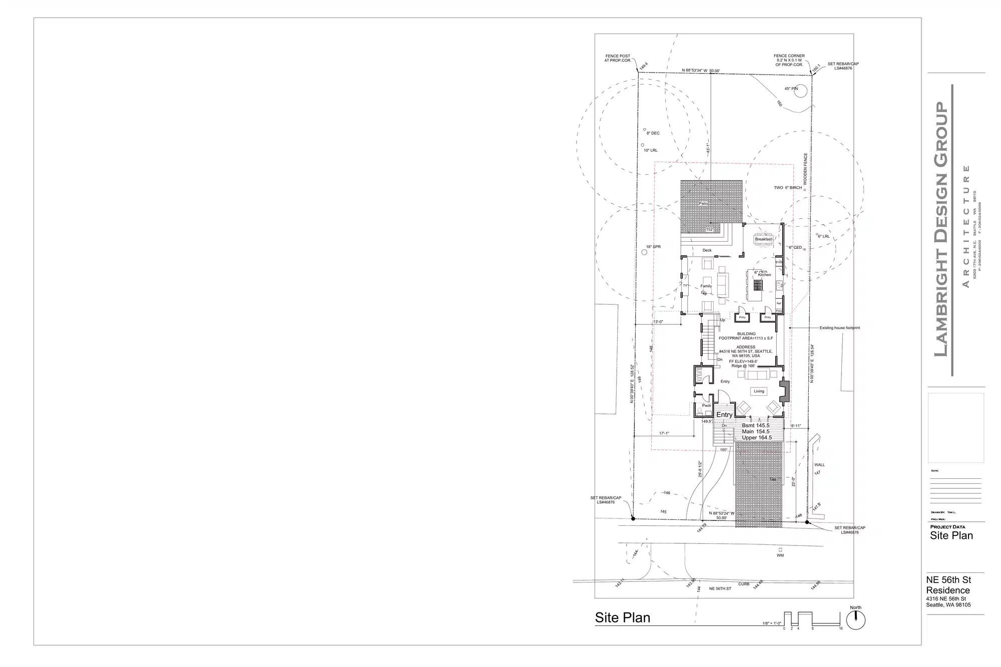 Site plan for 4316 NE 56th St