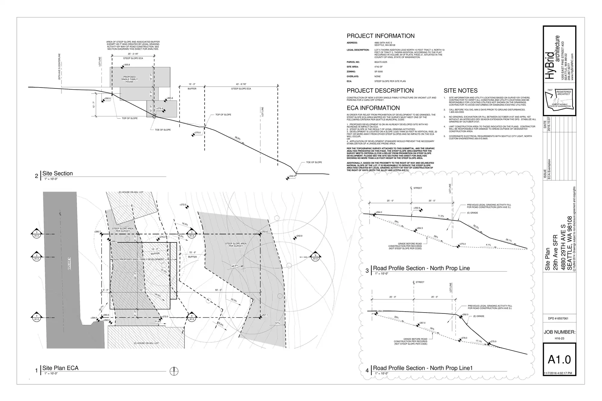 Site plan for 4880 29th Ave S