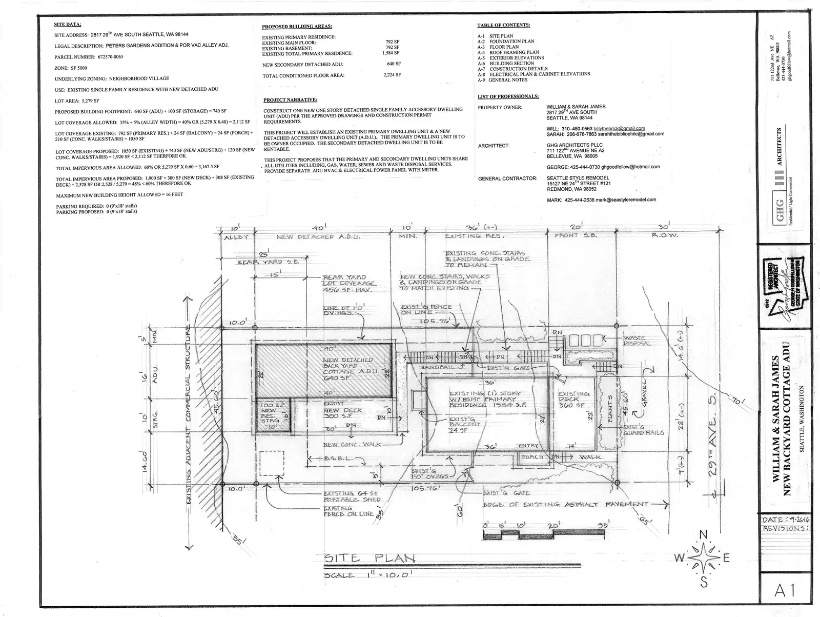 Site plan for 2817 29th Ave S