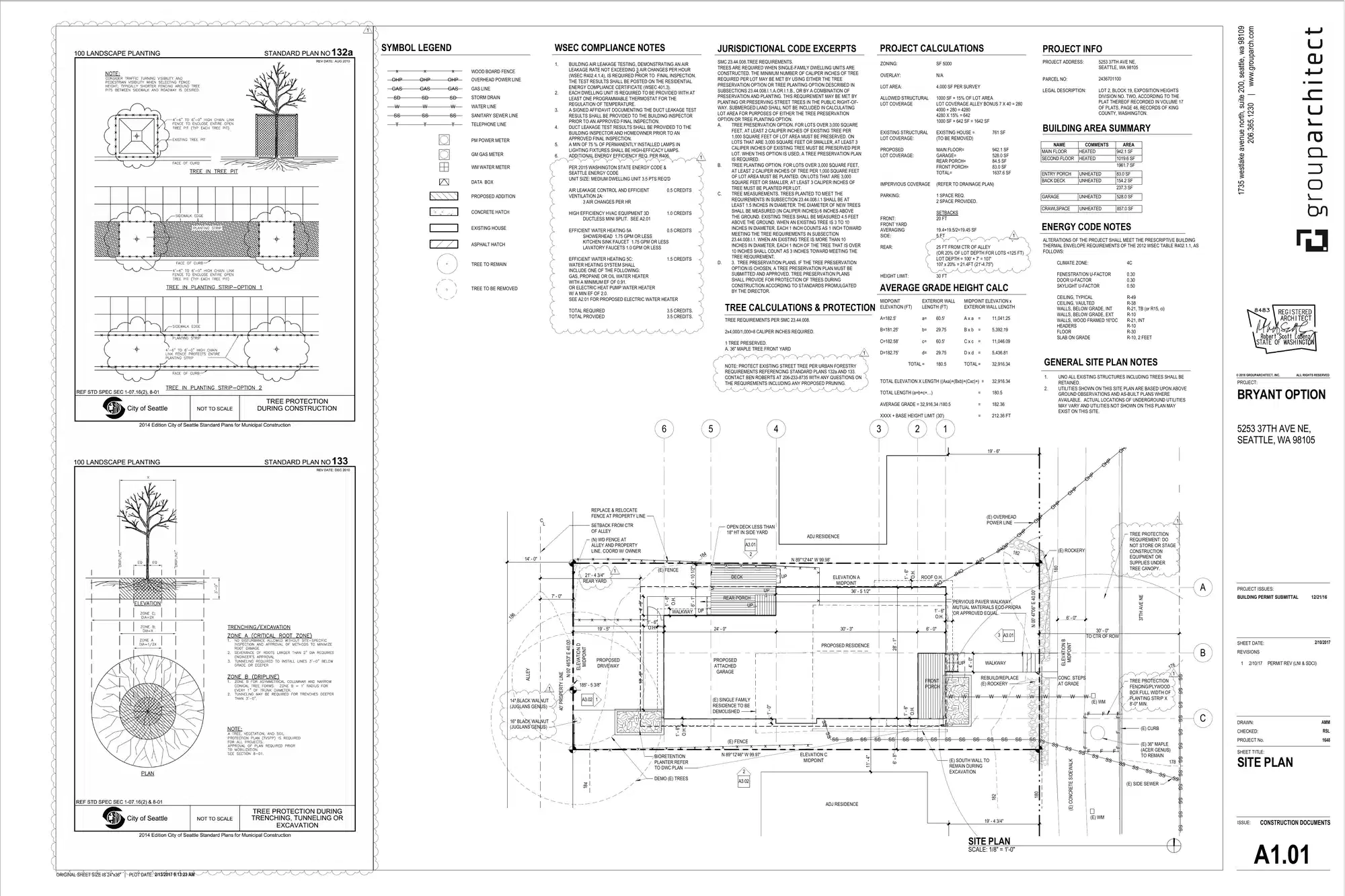 Site plan for 5253 37th Ave NE