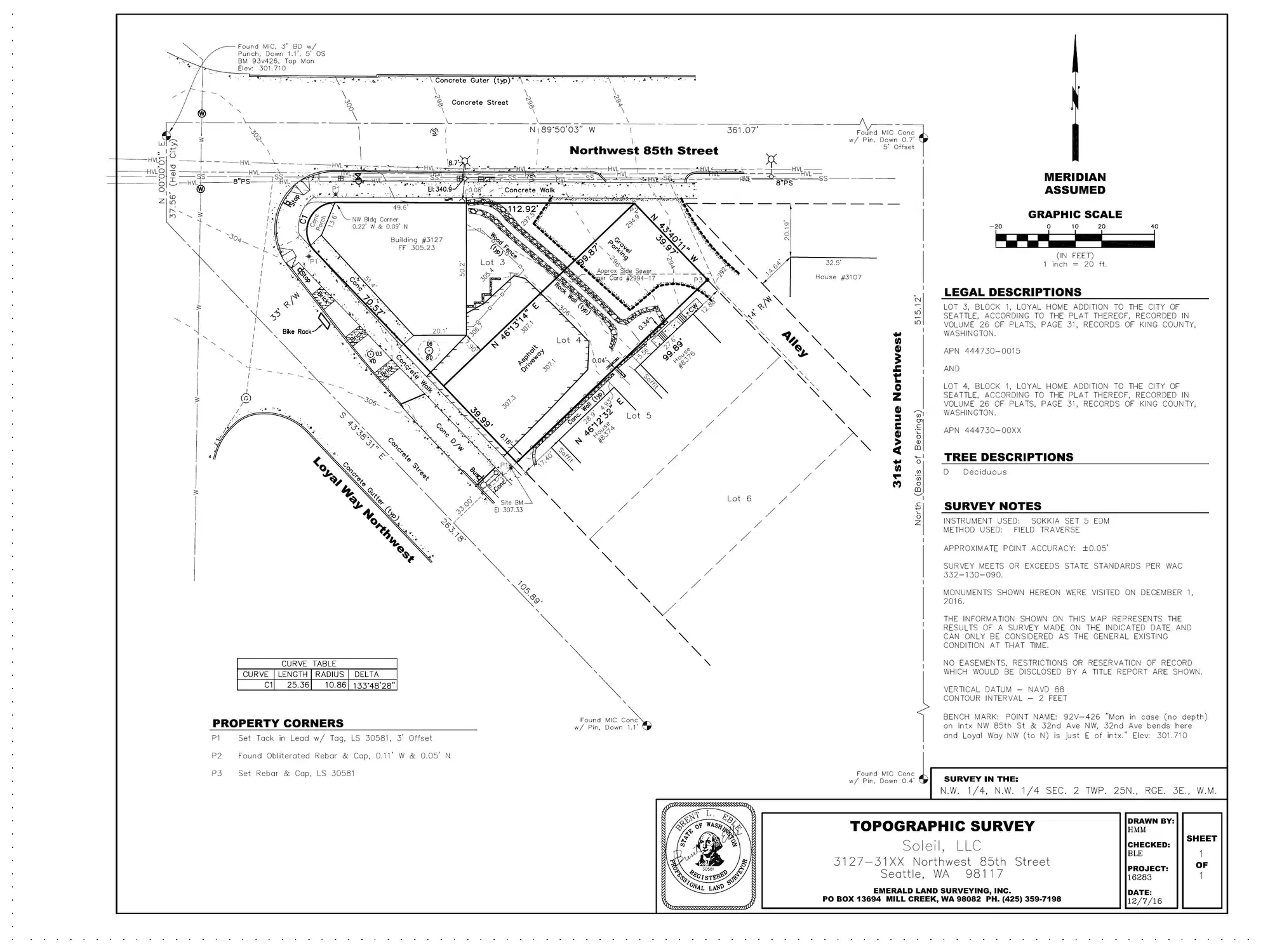 Site plan for 8382 Loyal Way NW