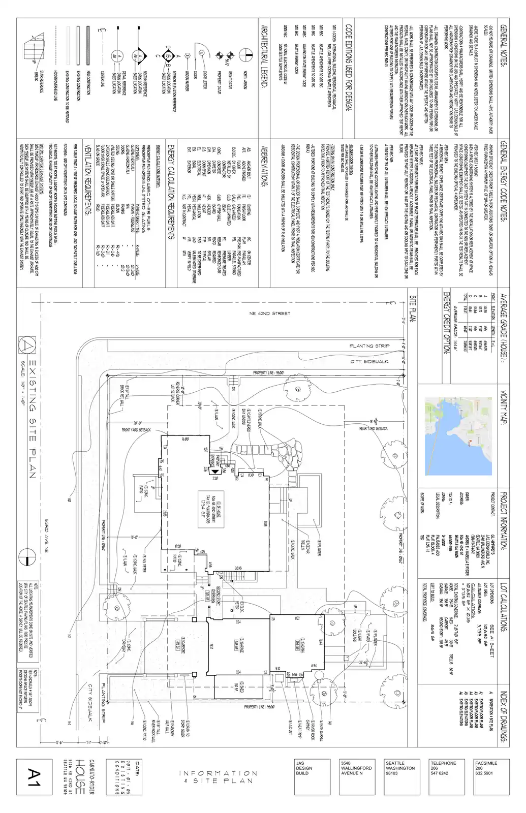 Site plan for 5126 NE 42nd St