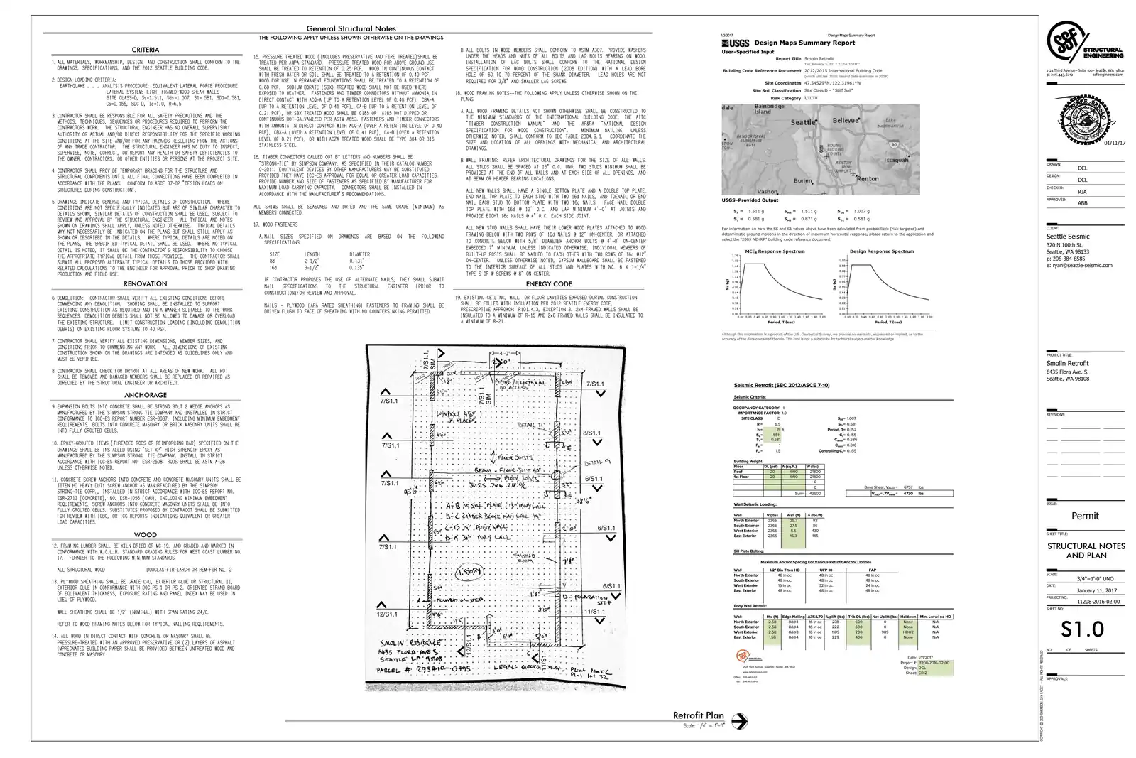Site plan for 6435 Flora Ave S
