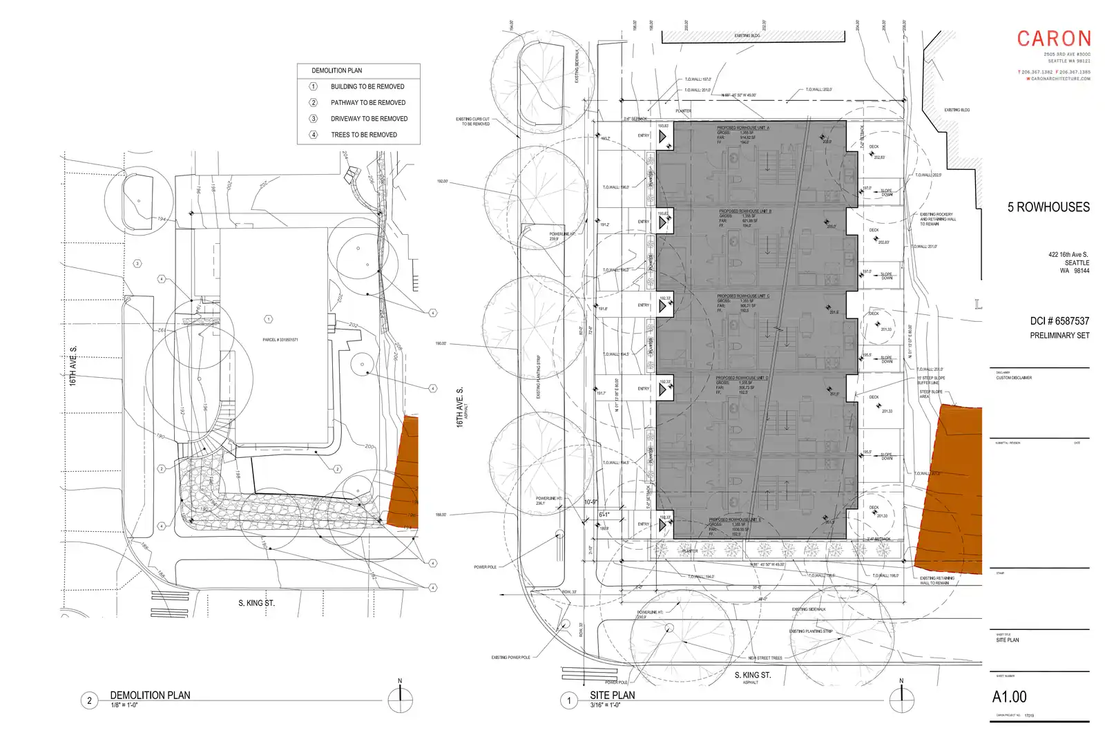 Site plan for 422 16th Ave S