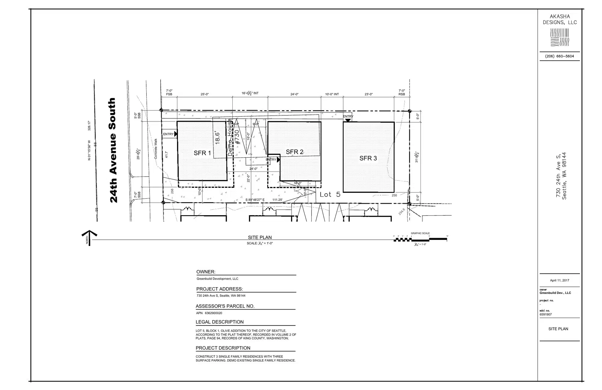 Site plan for 728 24th Ave S