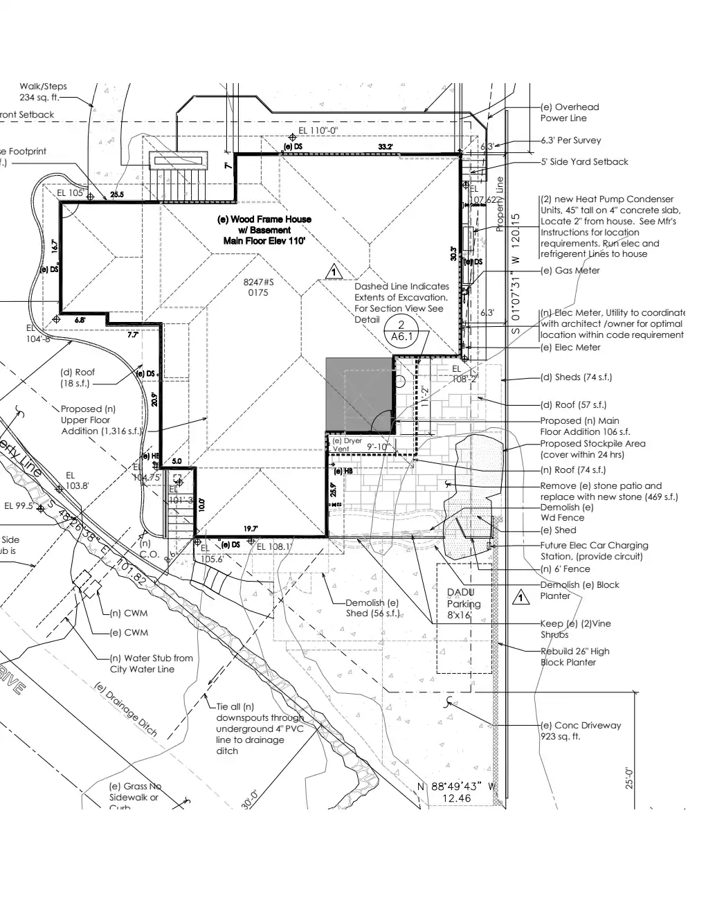 Site plan for 2859 NW 96th St