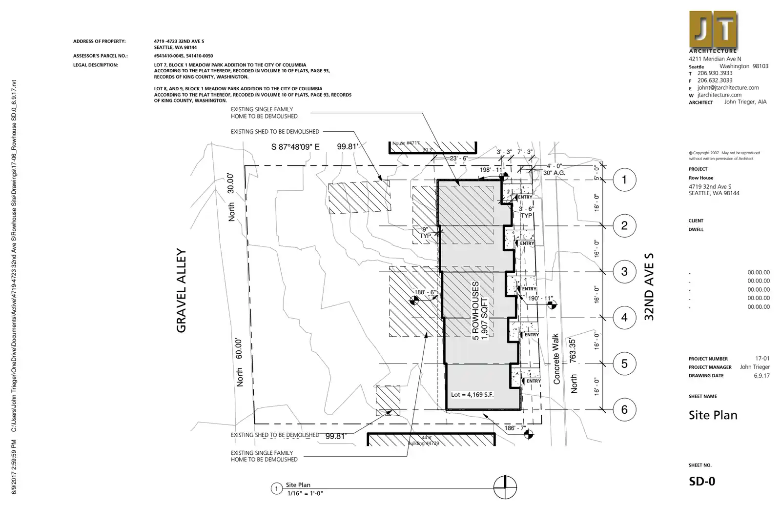 Site plan for 4721 32nd Ave S