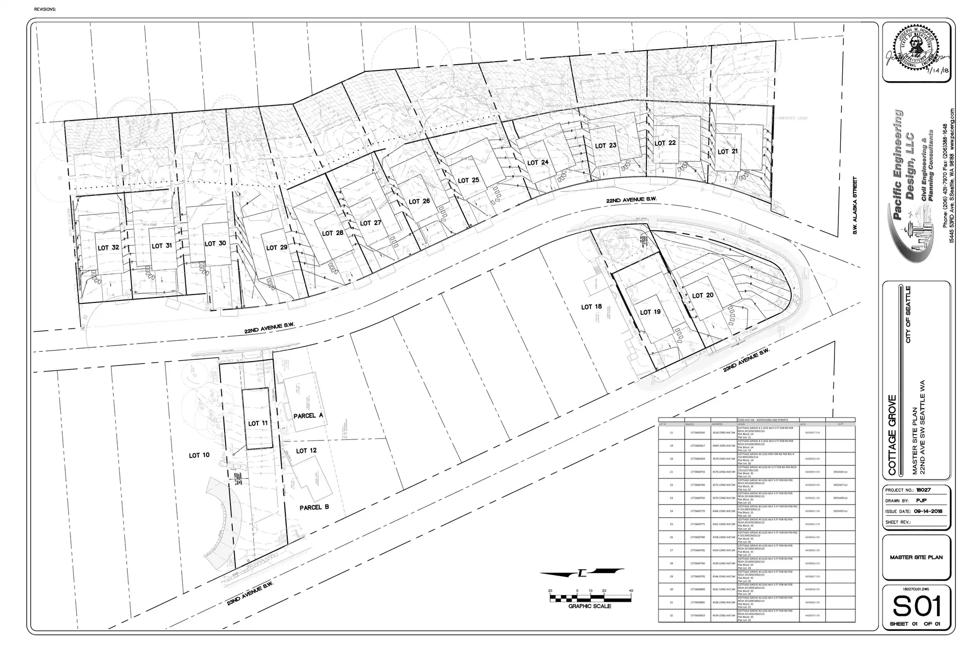 Site plan for 4521 22nd Ave SW