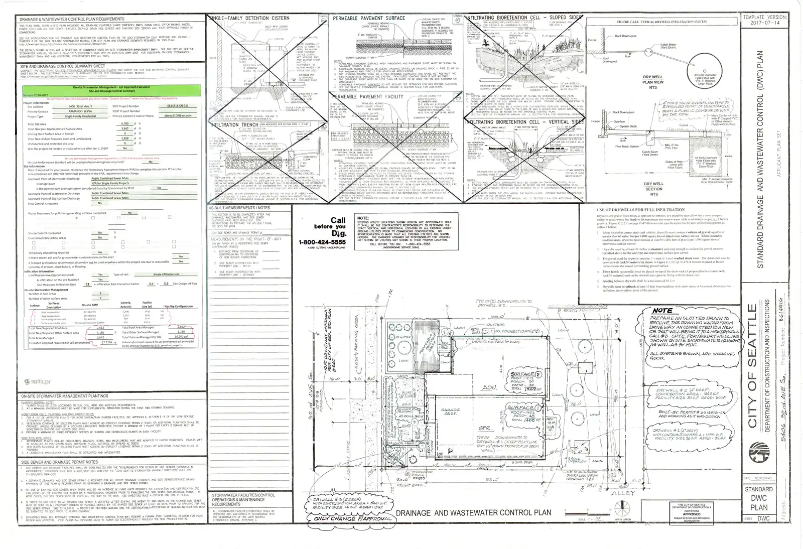 Site plan for 5406 32nd Ave S