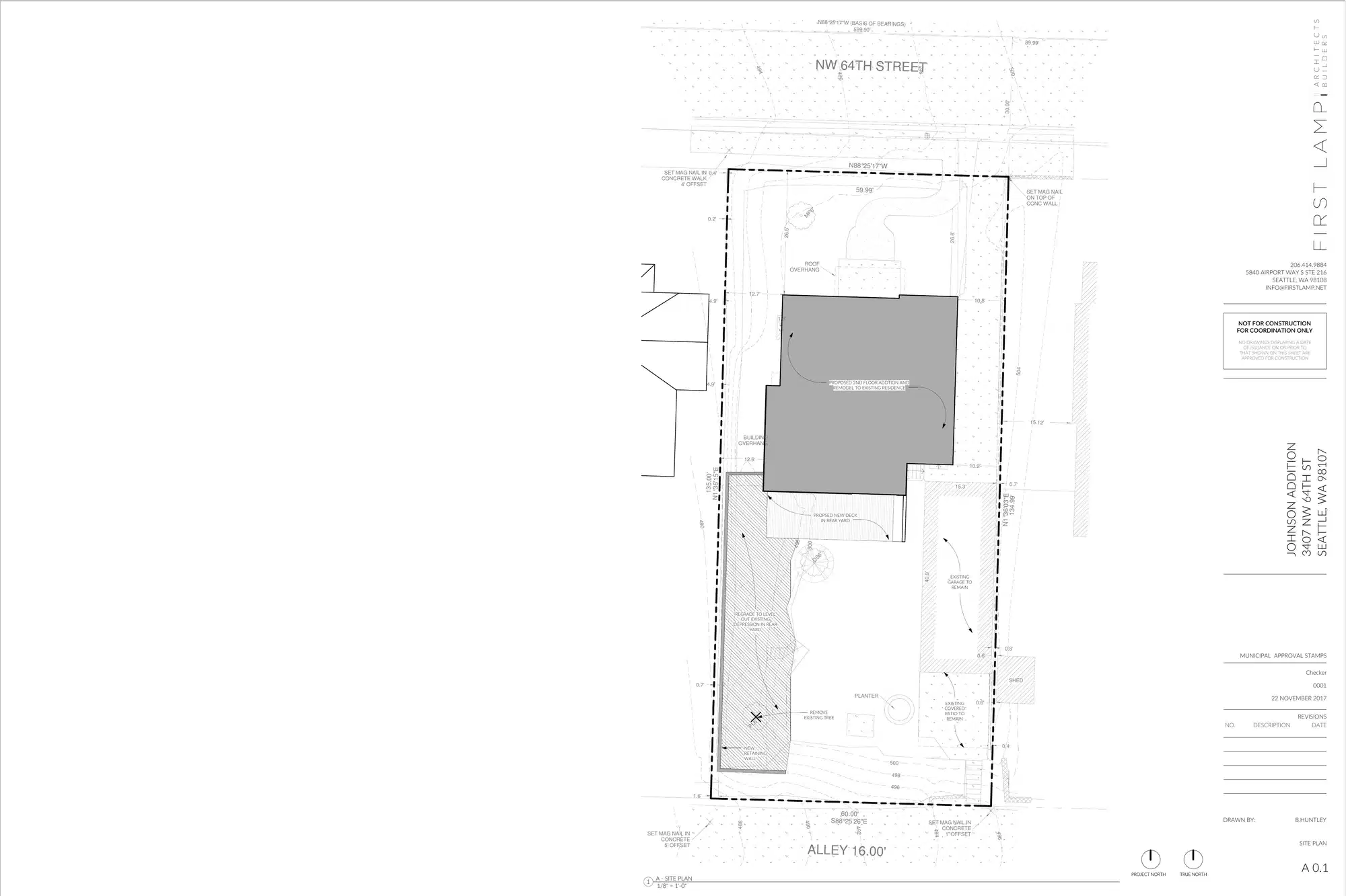 Site plan for 3407 NW 64th St