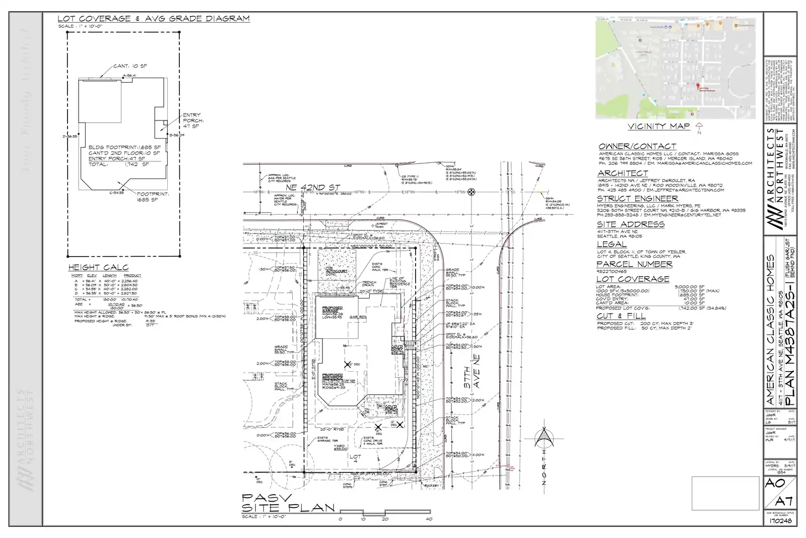 Site plan for 4117 37th Ave NE