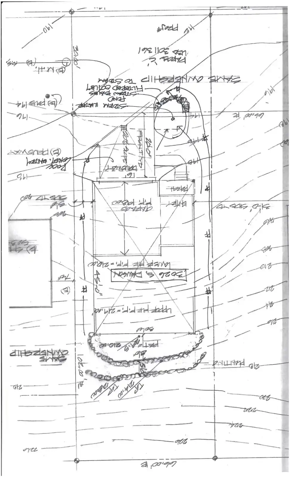 Site plan for 3026 S Dawson St