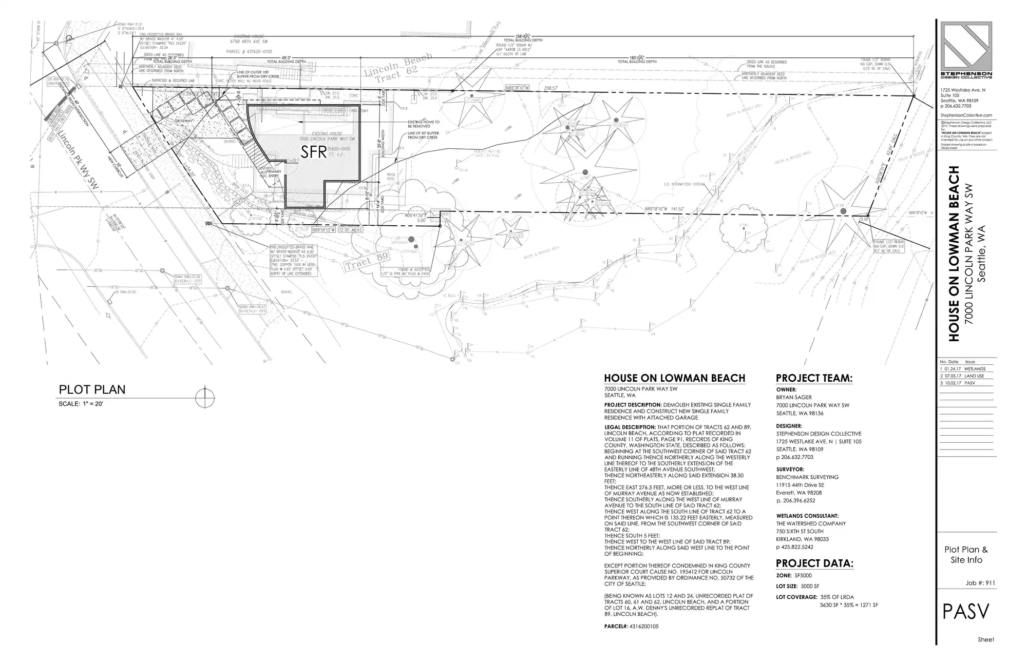 Site plan for 7000 Lincoln Park Way SW