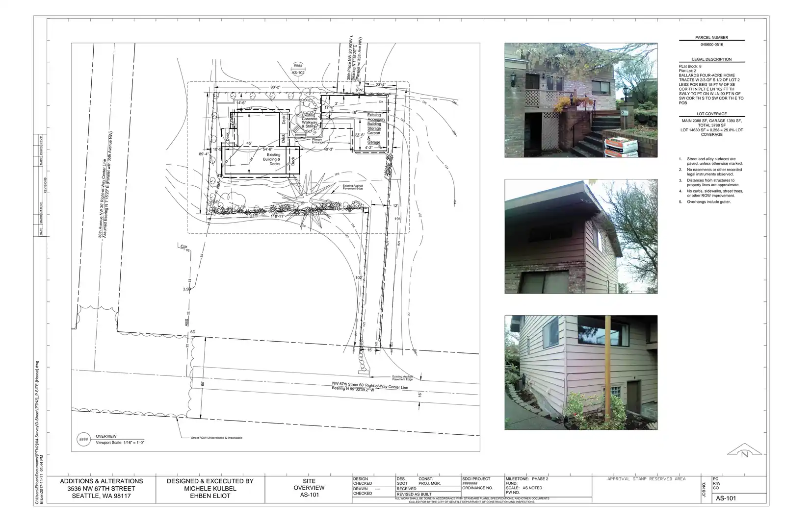 Site plan for 3536 NW 67th St